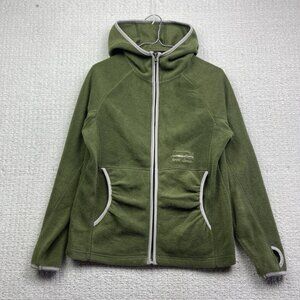 Arseno Percé Gaspésie Québec Polar Fleece Cozy Full Zip Forest Green Wom S